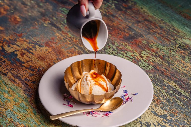 Helado con café