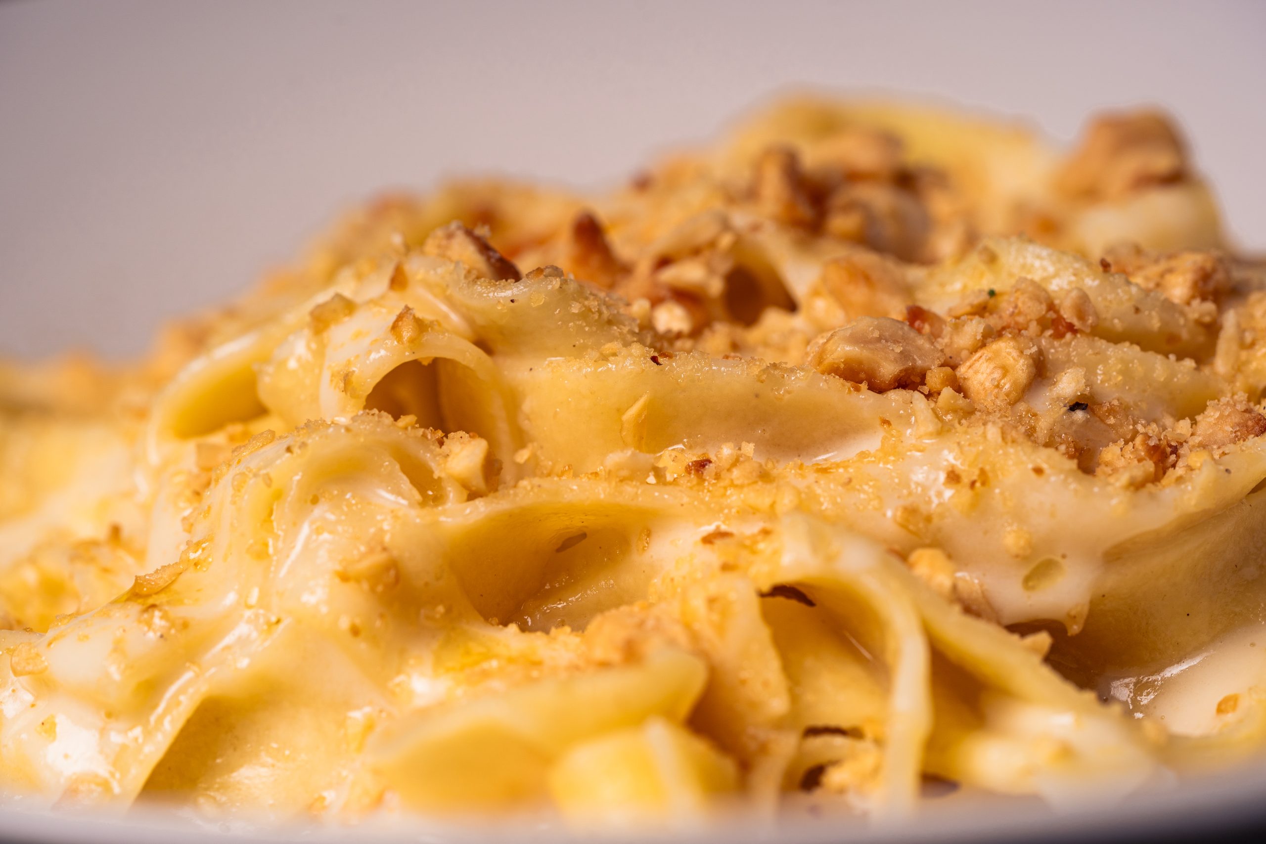 Espaguetis con crema de nueces