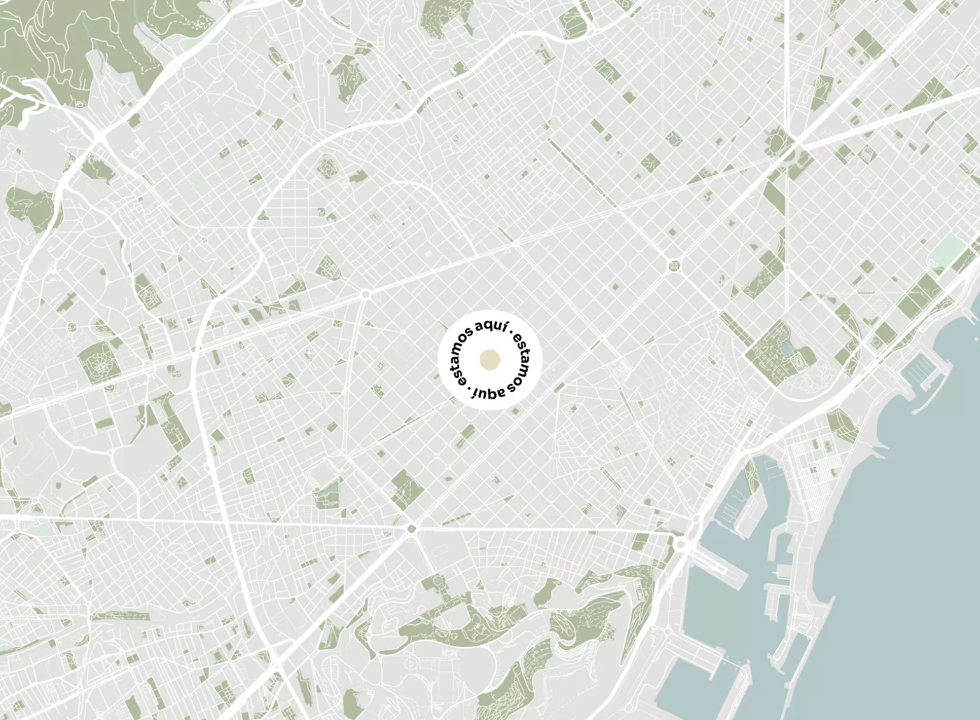 Plano de Barcelona con nuestra ubicación — abre la ficha de Google en una pestaña nueva